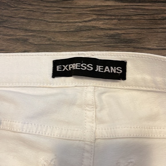 Express Distressed Skinny Jeans - Picture 5 of 7